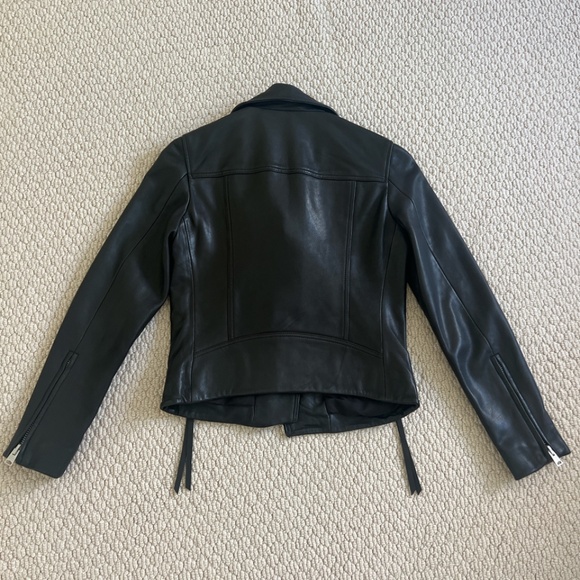 NWOT- All Saints Leather Jacket - Picture 7 of 7